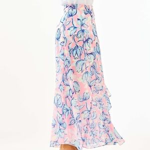 NWT Lilly Pulitzer Agnes Faux Wrap Skirt Size (2)